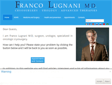 Tablet Screenshot of lugnani.com